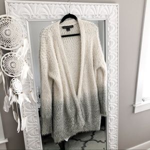 French Connection ombré popcorn cardigan S